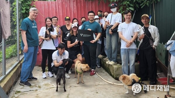 Vantage Foundation Volunteers Bring Compassion and Care to Rescued Dogs at Laws for Paws Vietnam