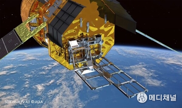 SDX on HTV-X1 ©JAXA