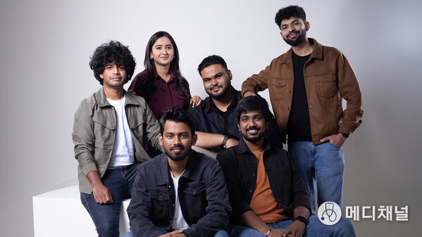 Catalyx Space cofounders Rifath Shaarook, Clinton Anthony, Keerthan Chand, and Saqib Hussin announcing the company’s seed funding.