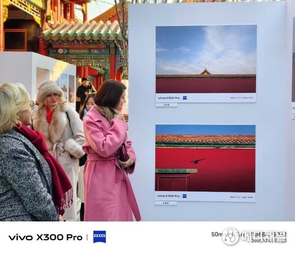 Attending diplomats lingered to view the featured photographic works